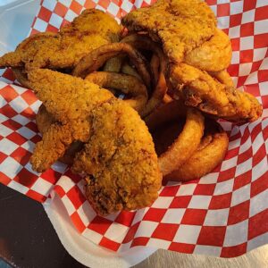 chicken strips & onion rings